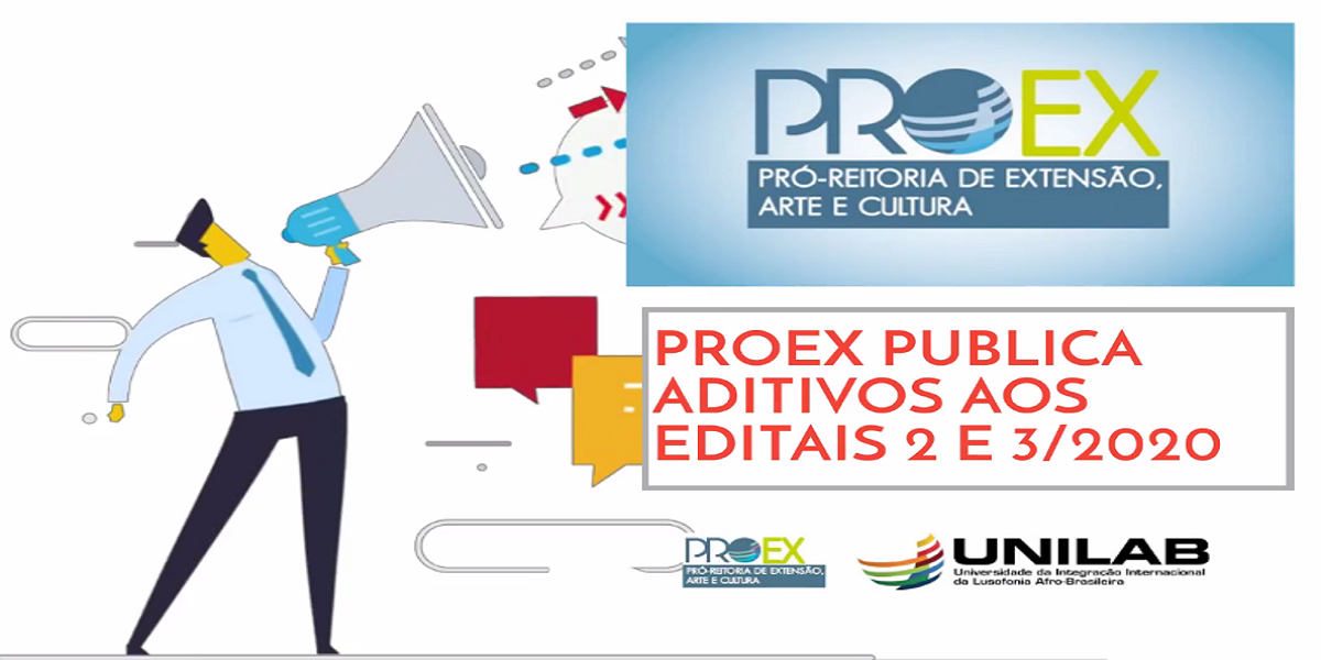 Proex Publica Aditivos Aos Editais E Proex Unilab